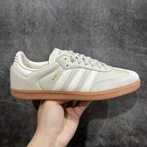 Adidas Samba OG Aluminum Gum Chalk White Beige